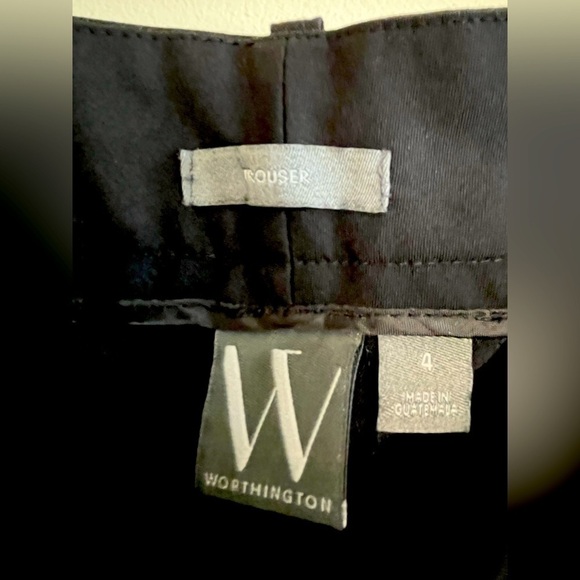 Worthington Black Trouser. Like new condition. Size 4 - Picture 3 of 5